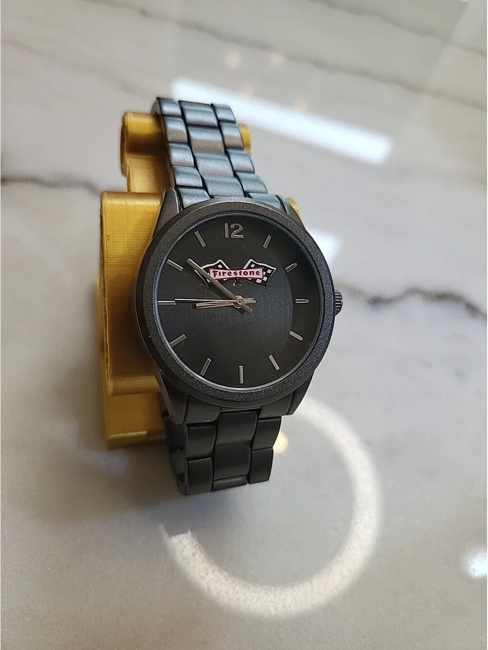 Mens Quartz Watch Working New Battery Automobilia 41mm 8.25